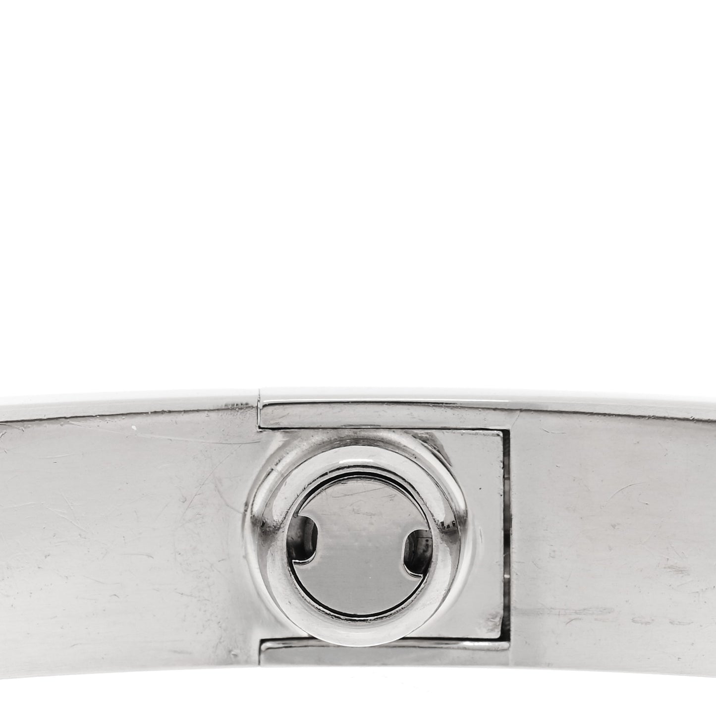 18K White Gold LOVE Bracelet 17