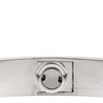 Cartier 18K White Gold LOVE Bracelet 17 5 of 7