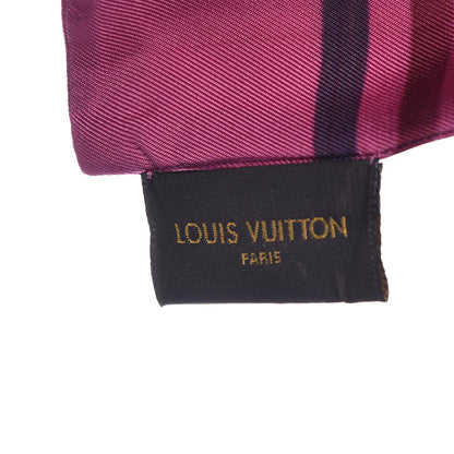 Louis Vuitton Silk Monogram Rainbow Giant Bandeau Coquelicot 3 of 5