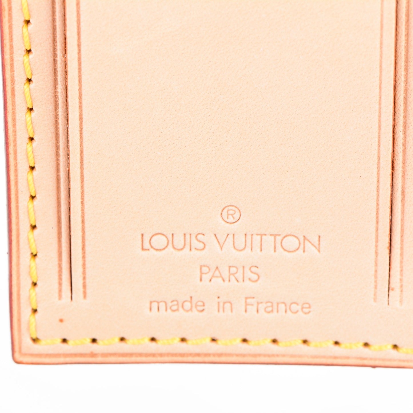 Vachetta Luggage Tag
