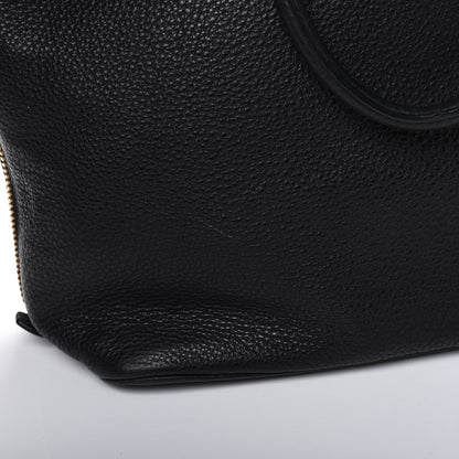 Prada Vitello Daino Side Zip Tote Black 16 of 25