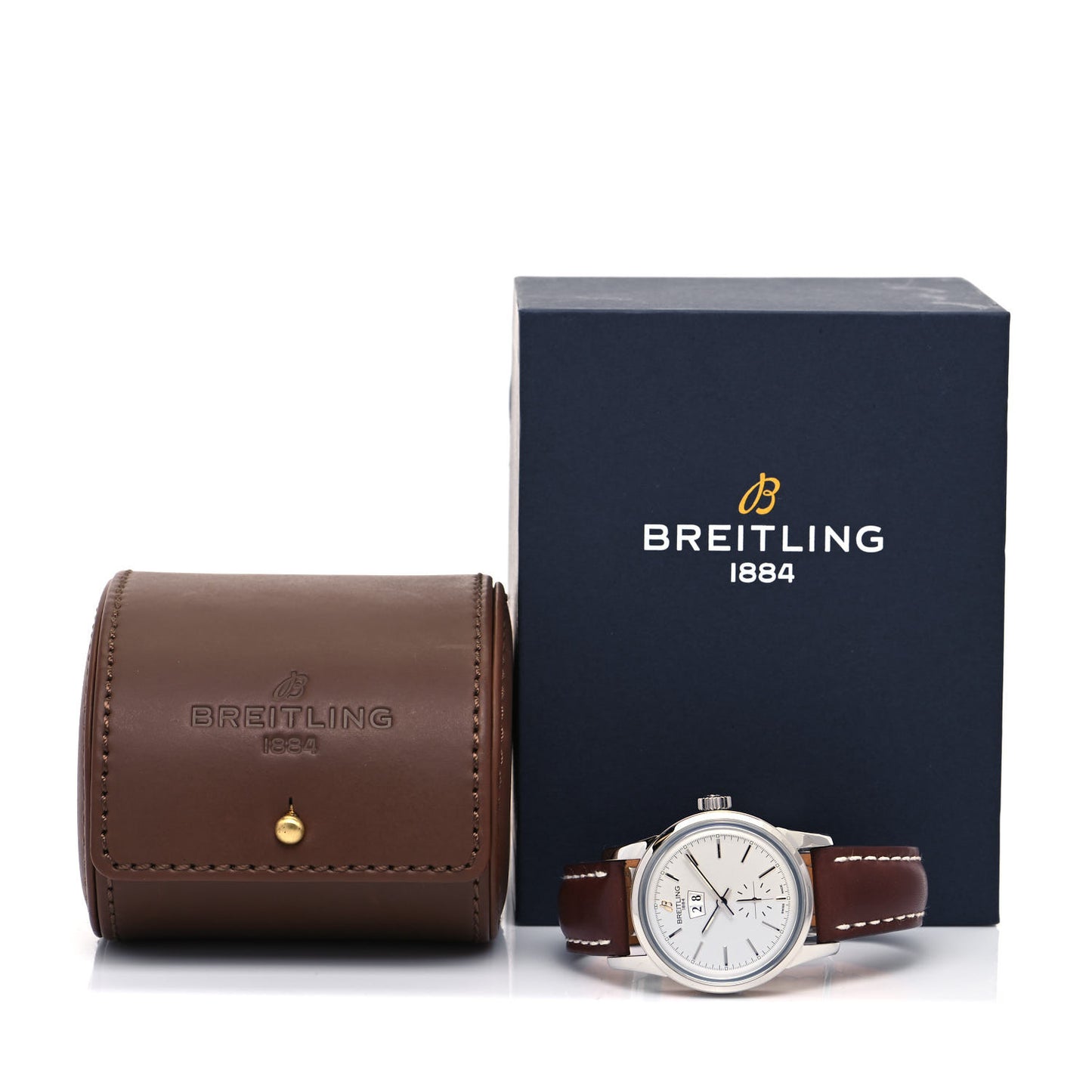 Stainless Steel Calfskin 38mm Transocean Automatic Watch A16310