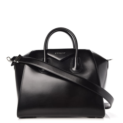 Givenchy Shiny Lord Calfskin Medium Antigona Black 1 of 8