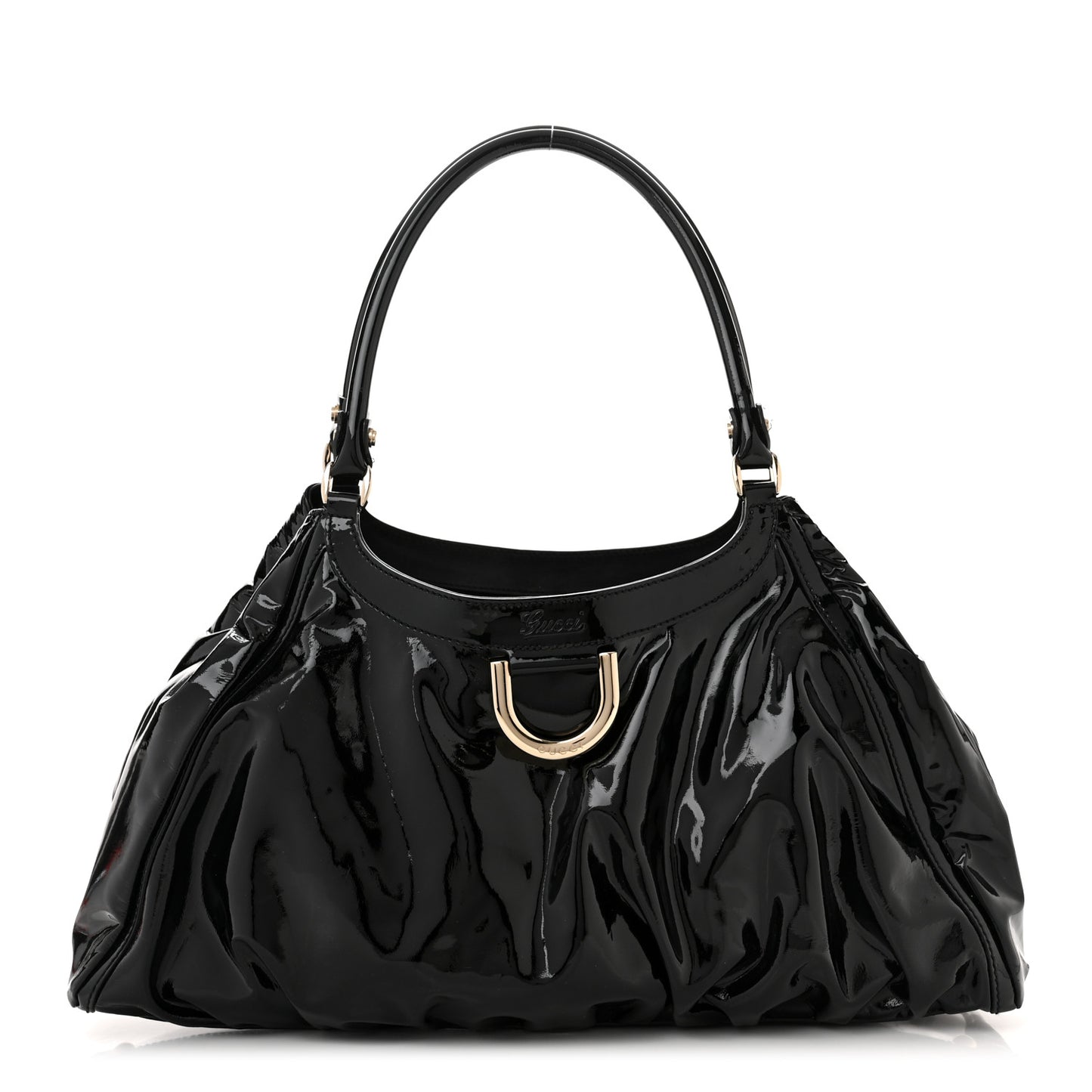 Patent D Ring Large Hobo Black