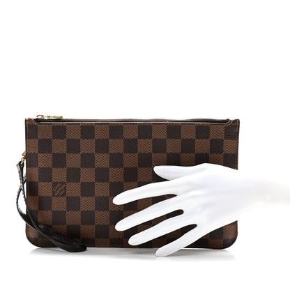 Louis Vuitton Damier Ebene Neverfull MM GM Pochette 2 of 11