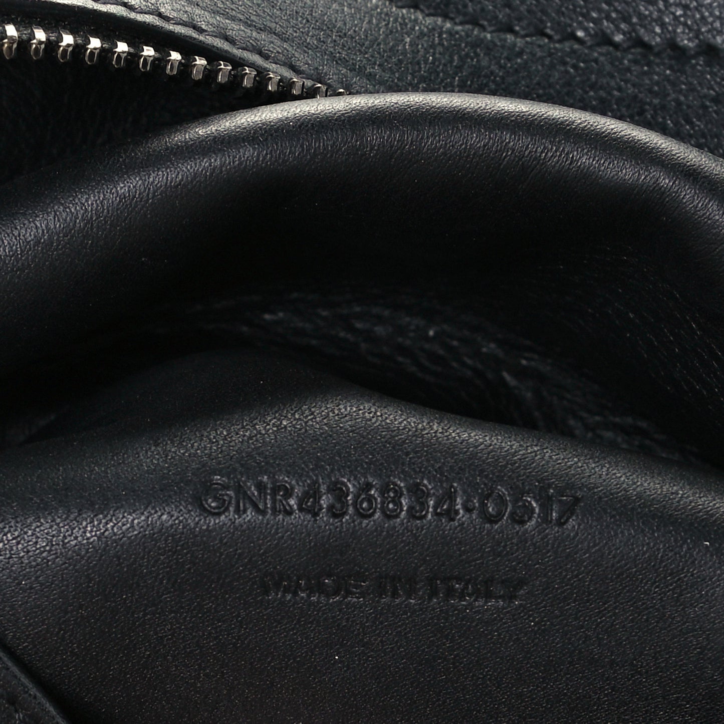 Smooth Calfskin Crocodile Embossed Small Monogram Downtown Cabas Black