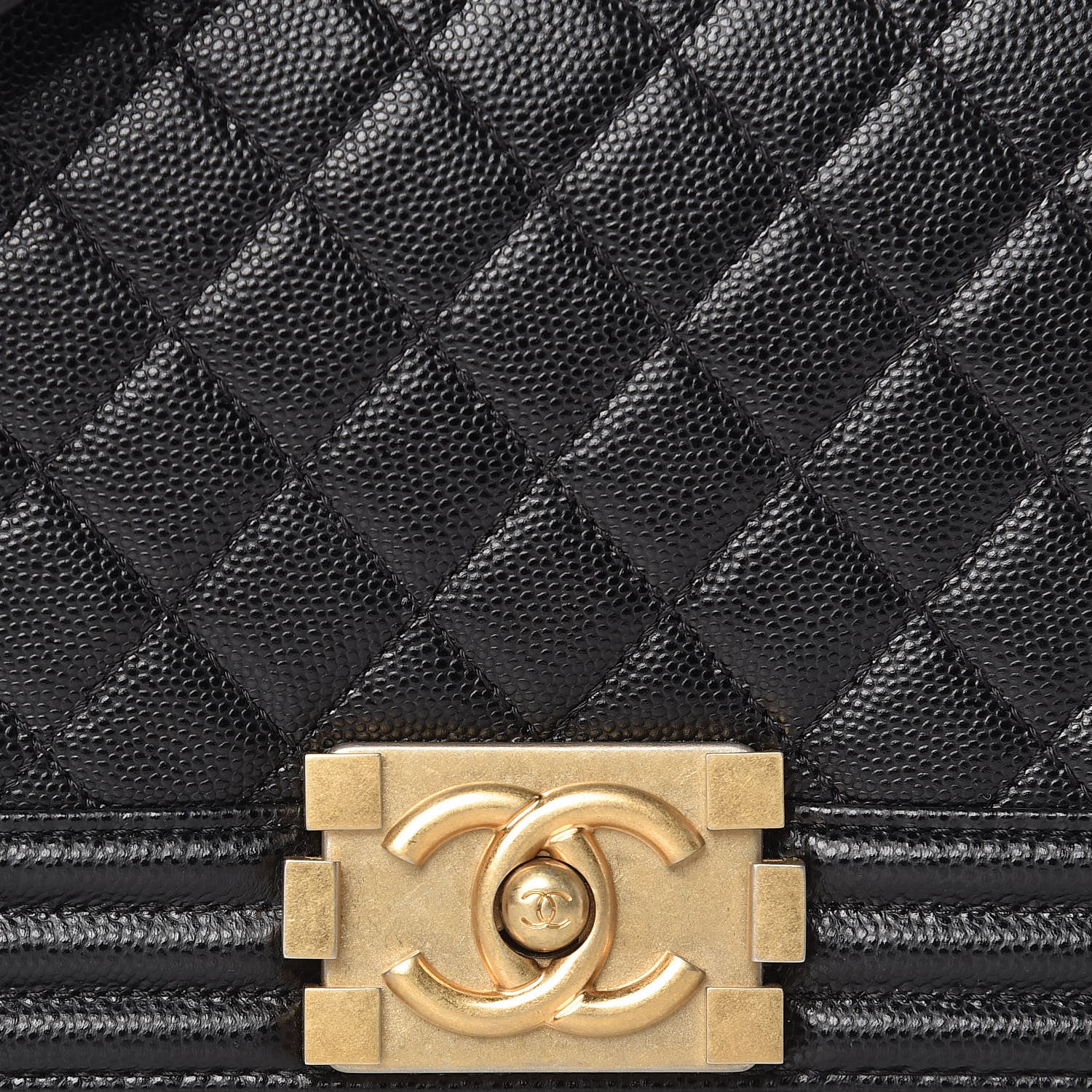 Chanel Caviar Quilted Medium Boy Flap Black 8 of 11
