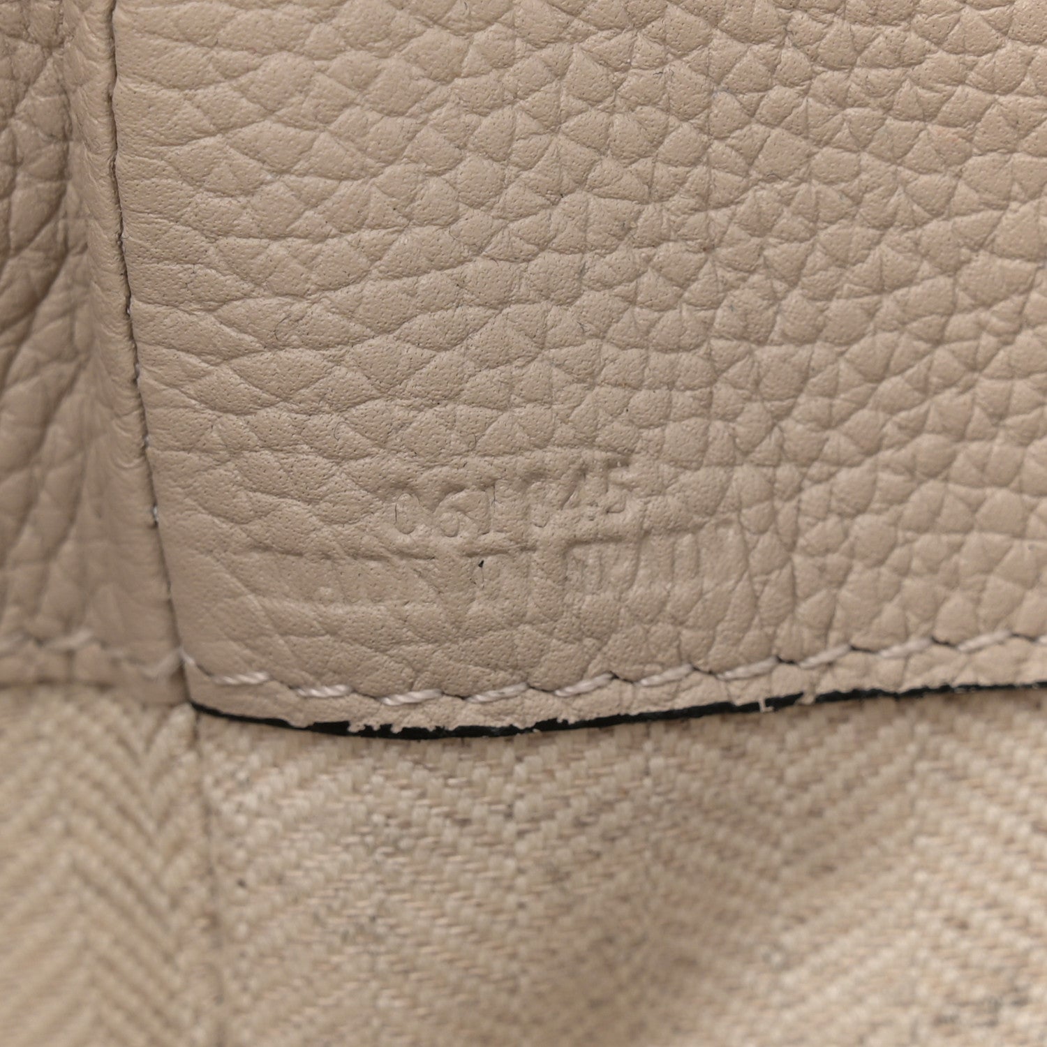 Loewe Calfskin Medium Hammock Shoulder Bag Light Oat 7 of 14