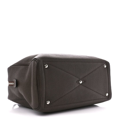 Hermes Taurillon Clemence Victoria II 35 Cafe 7 of 19