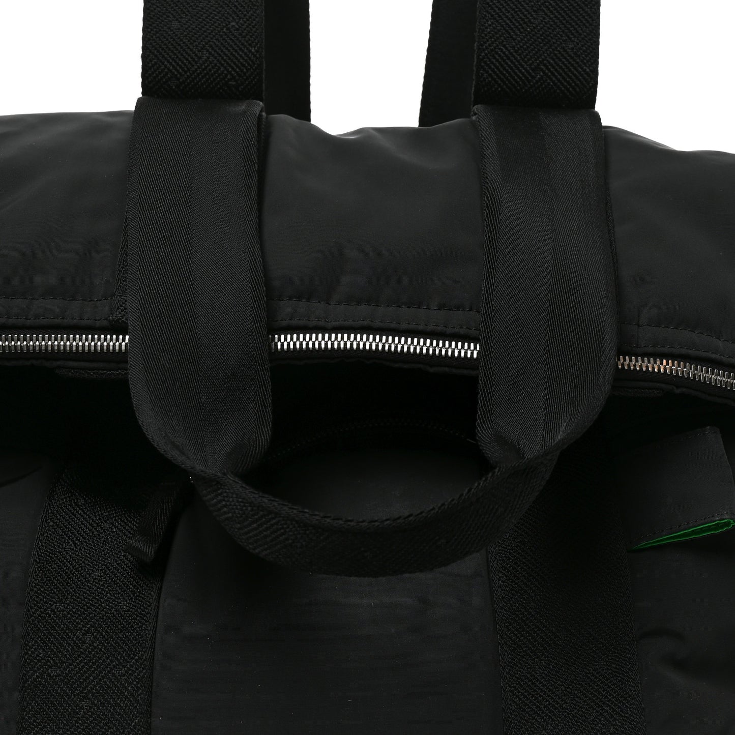 Nylon Voyager Backpack Black