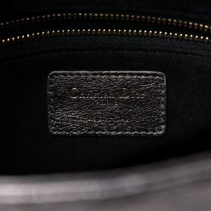 Christian Dior Lambskin Cannage Small My ABCDior Lady Dior Metallic Grey 6 of 11