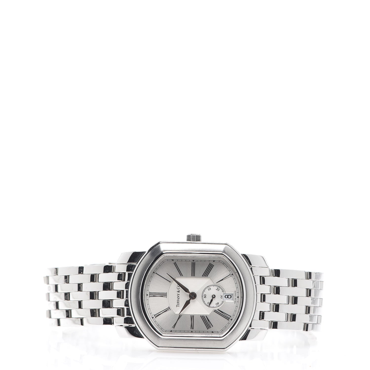 Tiffany Stainless Steel 32mm Mark Coupe Resonator Quartz Watch 2 of 6