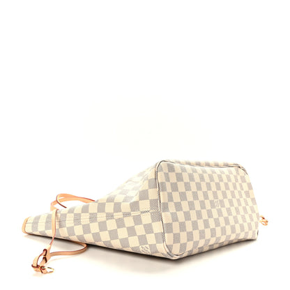 Louis Vuitton Damier Azur Neo Neverfull MM Rose Ballerine 5 of 9