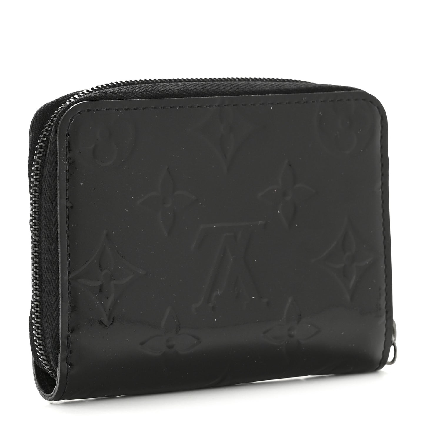 Vernis Zippy Coin Purse Wallet Noir Magnetique