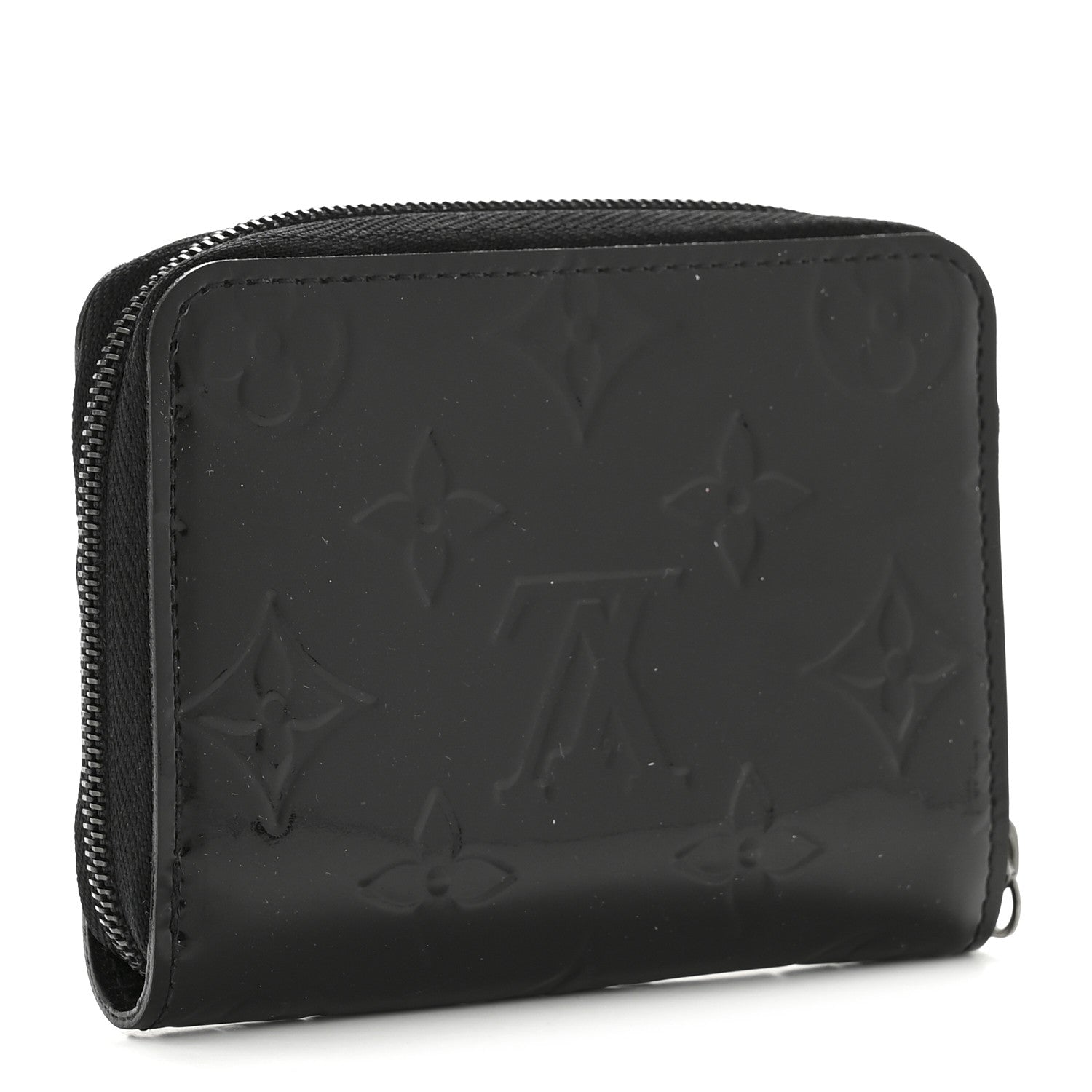Louis Vuitton Vernis Zippy Coin Purse Wallet Noir Magnetique 3 of 11