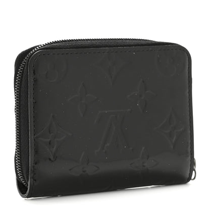 Louis Vuitton Vernis Zippy Coin Purse Wallet Noir Magnetique 3 of 11