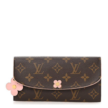 Louis Vuitton Monogram Bloom Flower Emilie Wallet Fuchsia 1 of 13