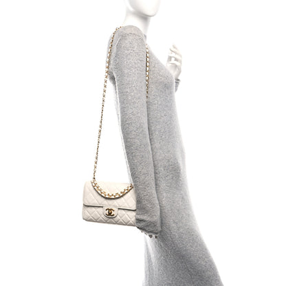 Chanel Caviar Quilted Coco First Flap White 2 of 10