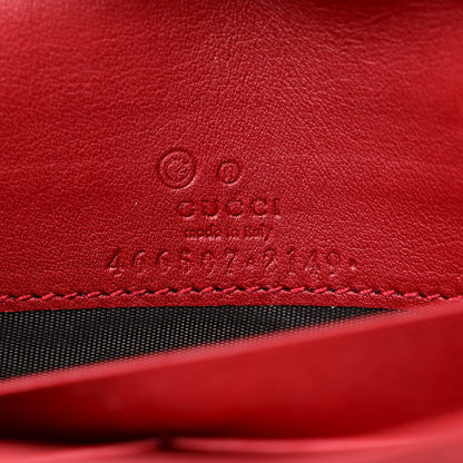 Gucci Microguccissima Crossbody Wallet Red 6 of 9