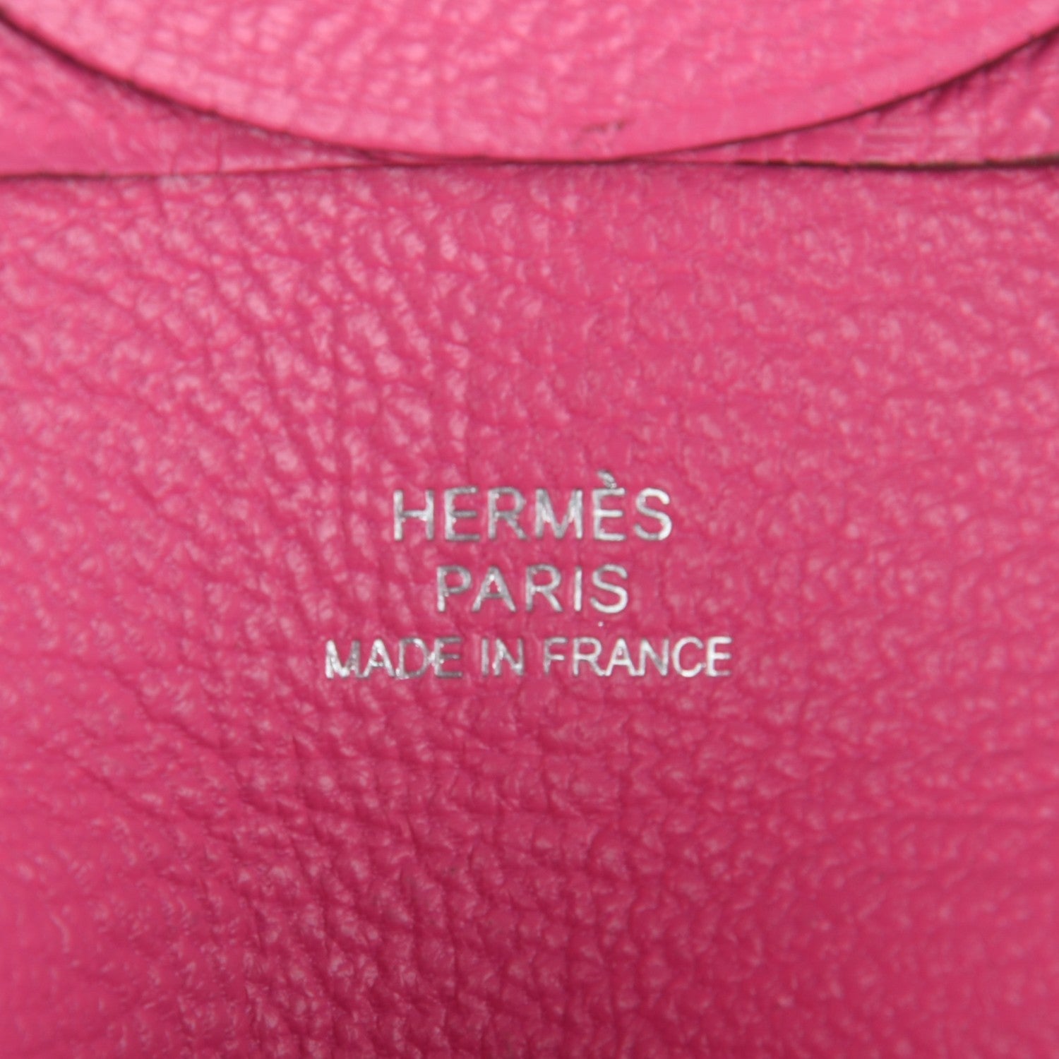 Hermes Chevre Mysore Bastia Coin Purse Rose Tyrien 6 of 7