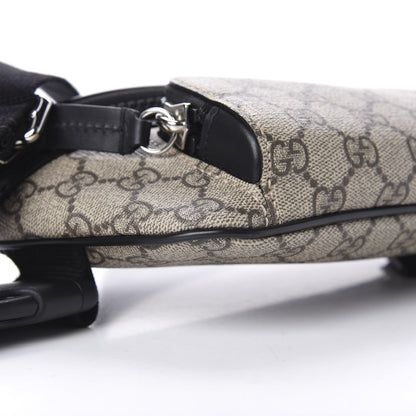 Gucci GG Supreme Monogram Belt Bag Black 8 of 10