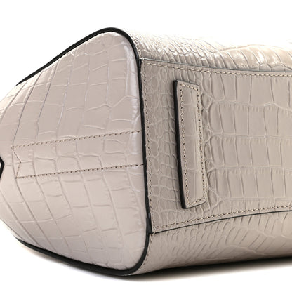 Givenchy Calfskin Crocodile Embossed Mini Antigona Dune 5 of 10