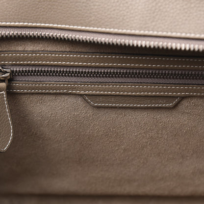 Celine Drummed Calfskin Mini Luggage Souris 6 of 16