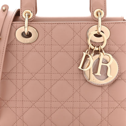 Christian Dior Lambskin Cannage Small My ABCDior Lady Dior Fard 8 of 10