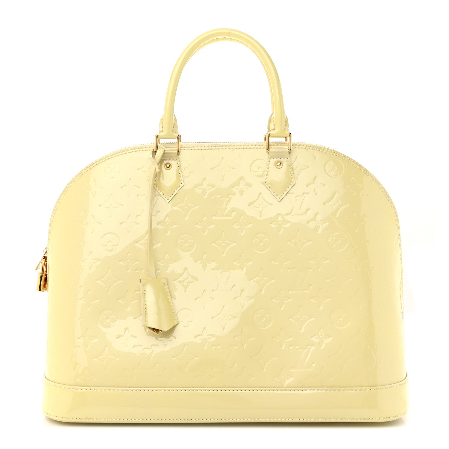 Louis Vuitton Vernis Alma GM Blanc Corail 1 of 13