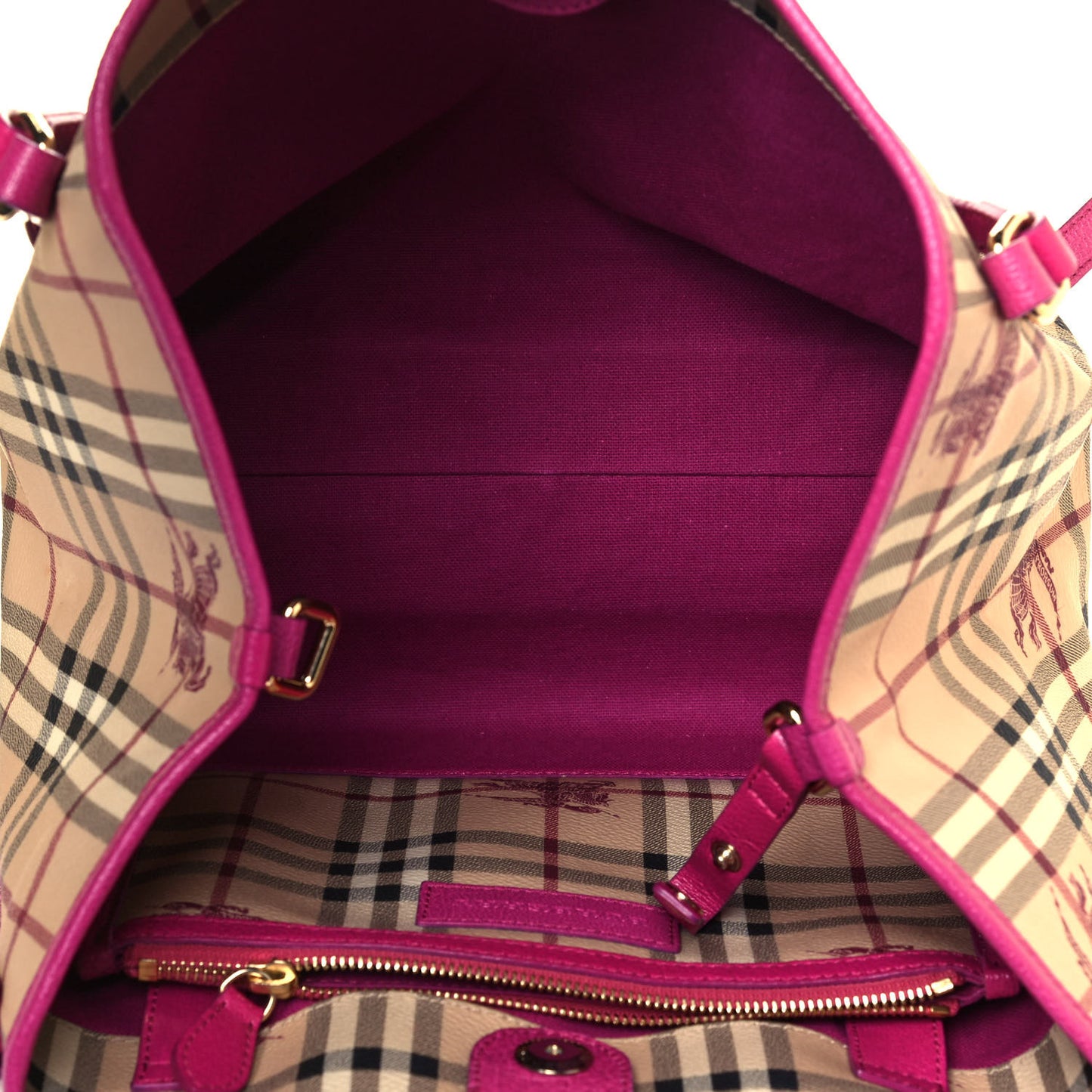 Haymarket Check Small Canterbury Tote Magenta