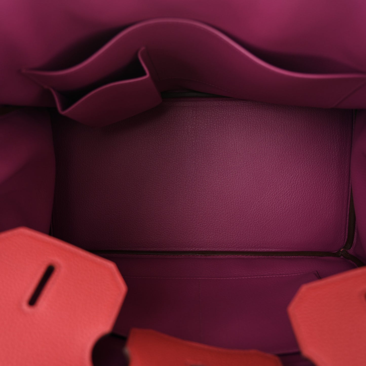 Togo Horseshoe Birkin 35 Rouge Garance Anemone