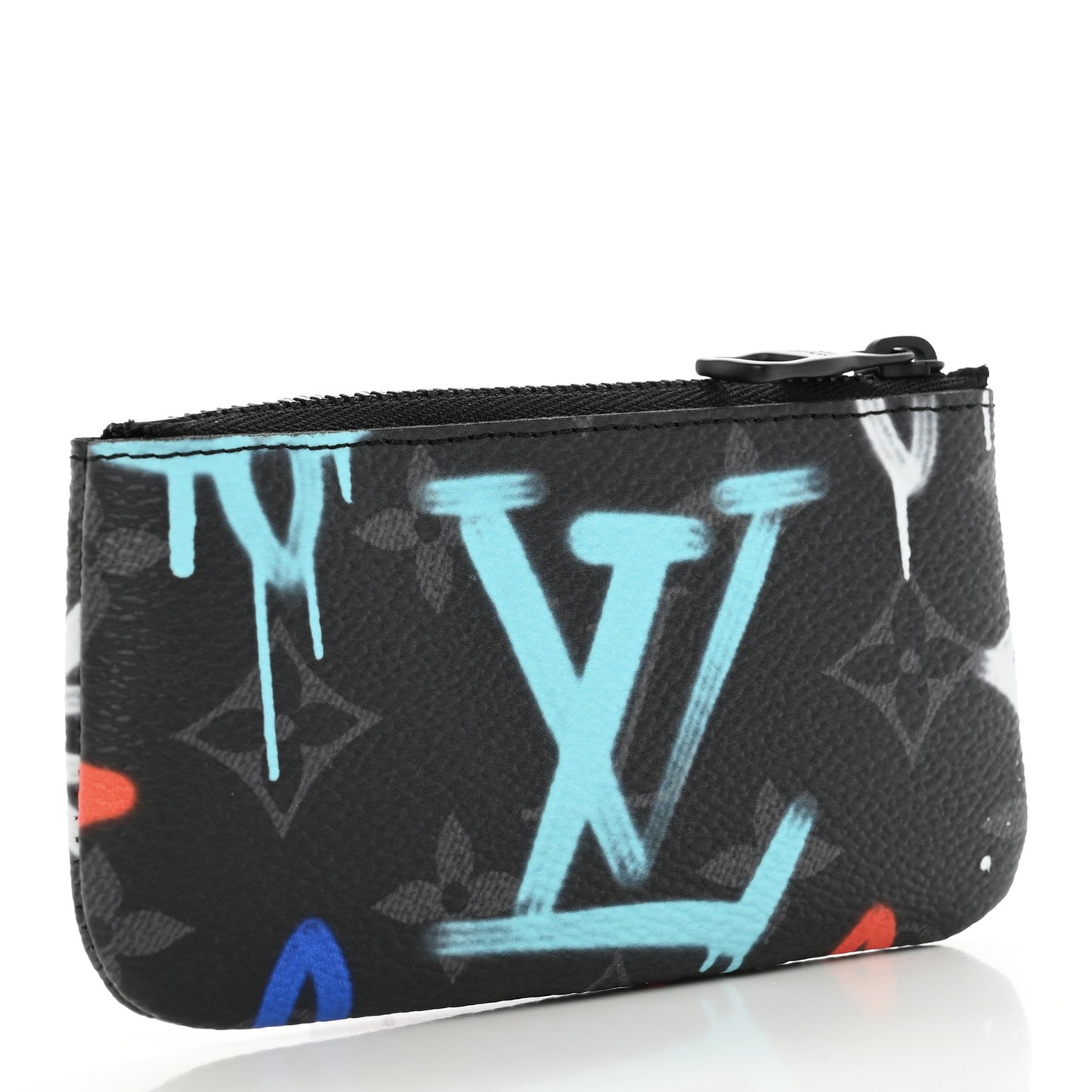 Monogram Eclipse LV Graffiti Key Pouch Multicolor