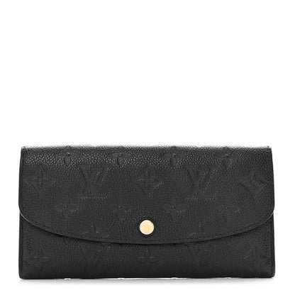 Louis Vuitton Empreinte Emilie Wallet Black Dune 1 of 7