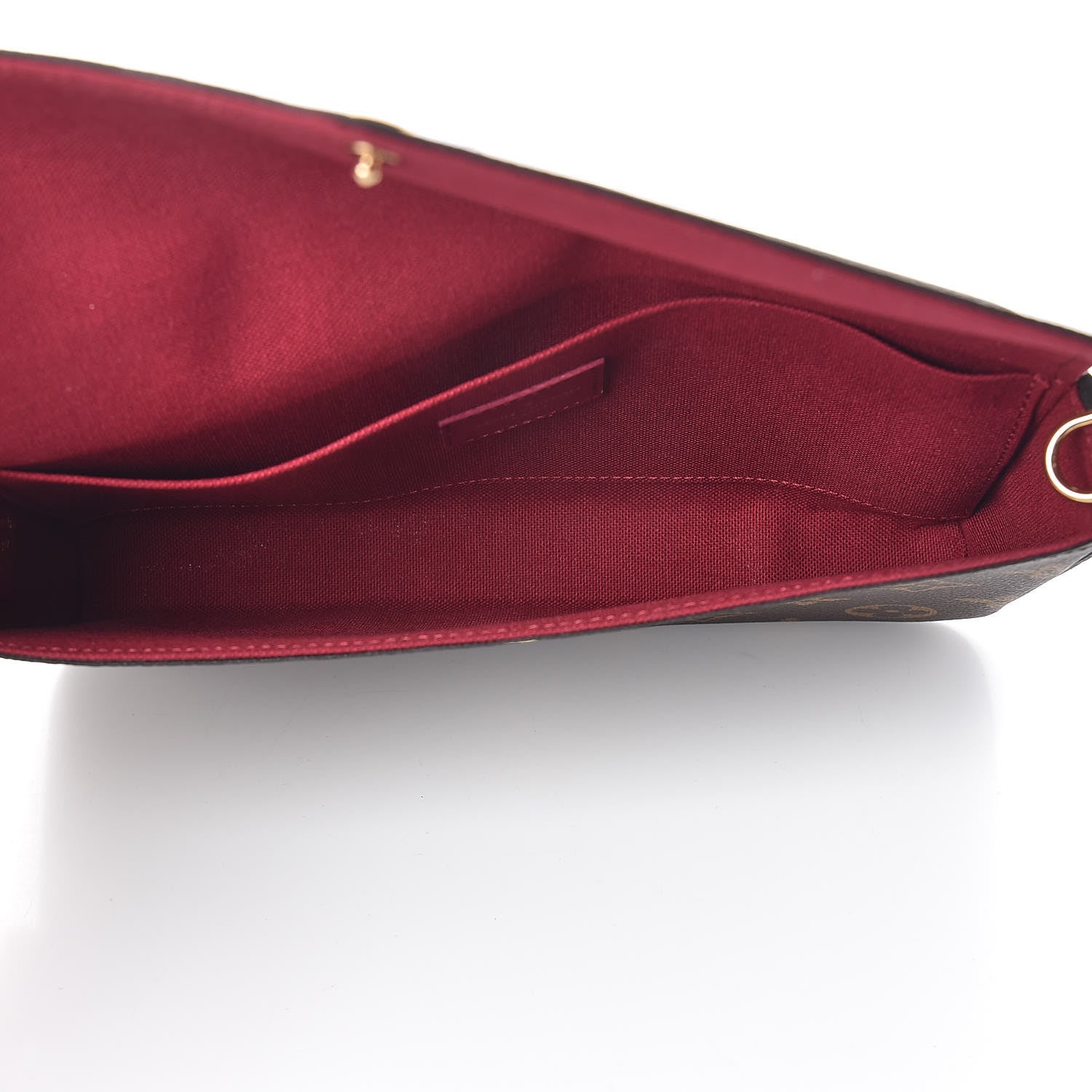 Louis Vuitton Monogram Pochette Felicie Chain Wallet Fuchsia 6 of 14