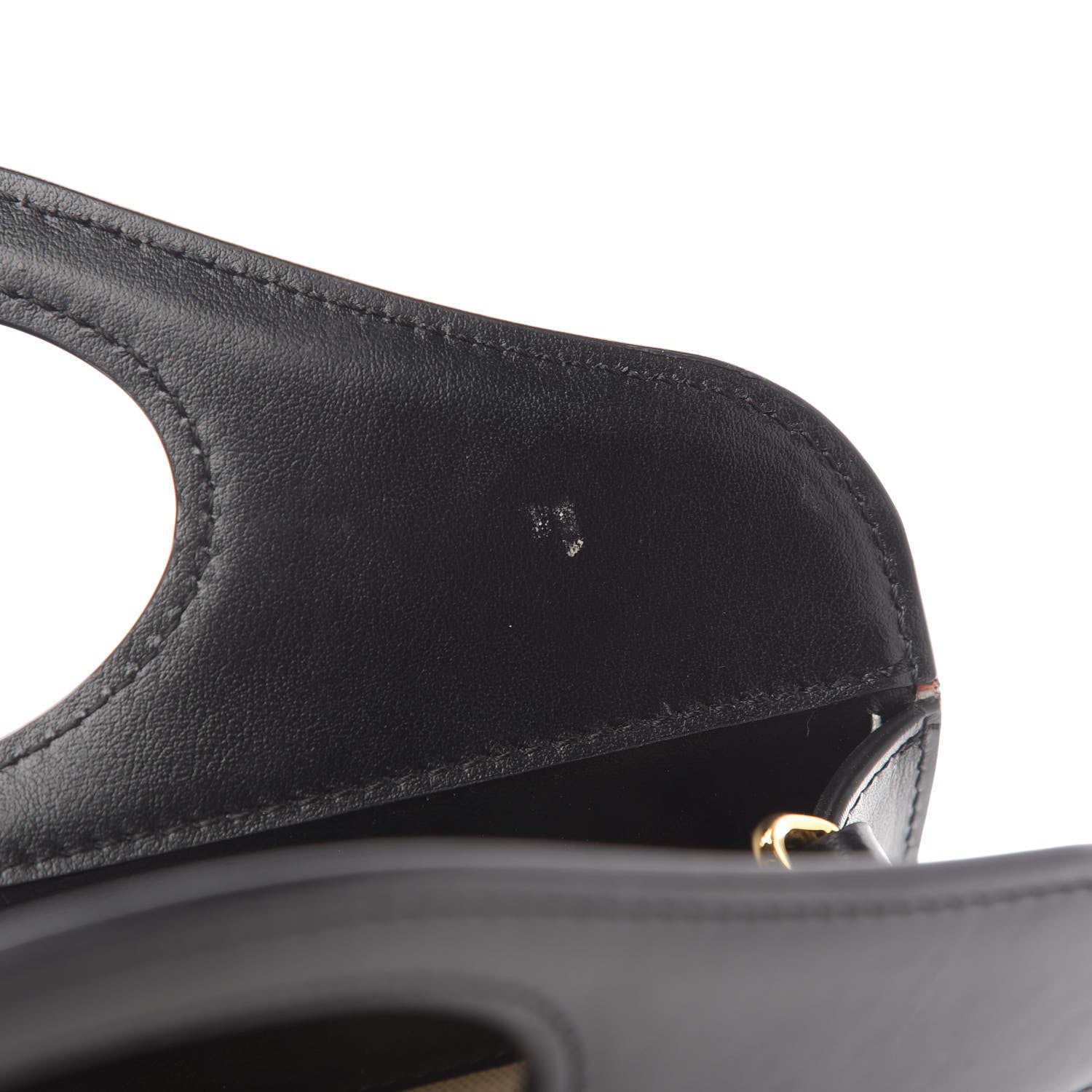 Burberry Calfskin Check Mini Pocket Bag Black 11 of 11