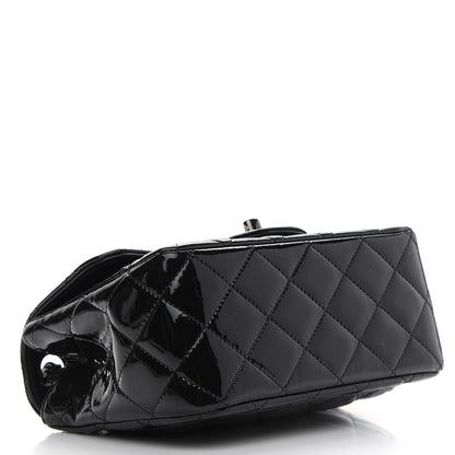 Chanel Patent Calfskin Quilted Mini Square Flap So Black 4 of 10