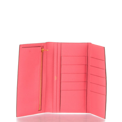 Hermes Epsom Tri-Fold Bearn Wallet Rose Azalee 5 of 13