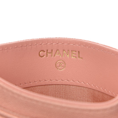 Chanel Caviar Quilted Boy Card Holder Light Pink 6 of 9