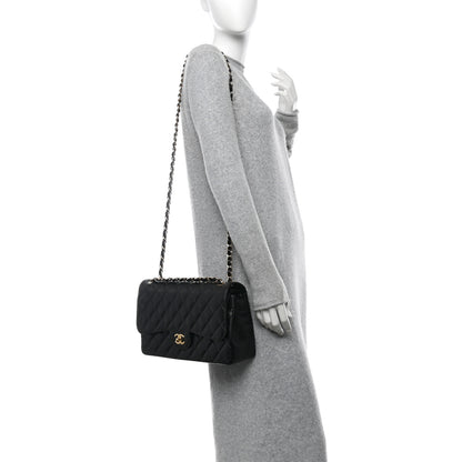 Chanel Caviar Quilted Jumbo Double Flap Black 2 of 11