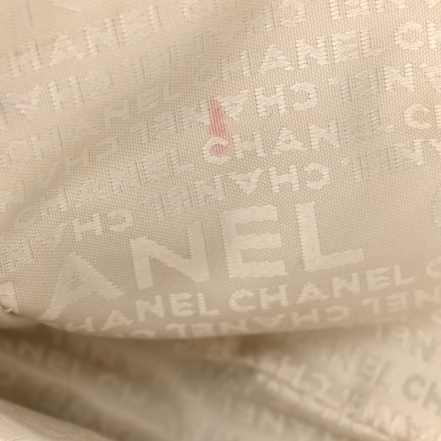Lambskin Chain Single Flap Beige