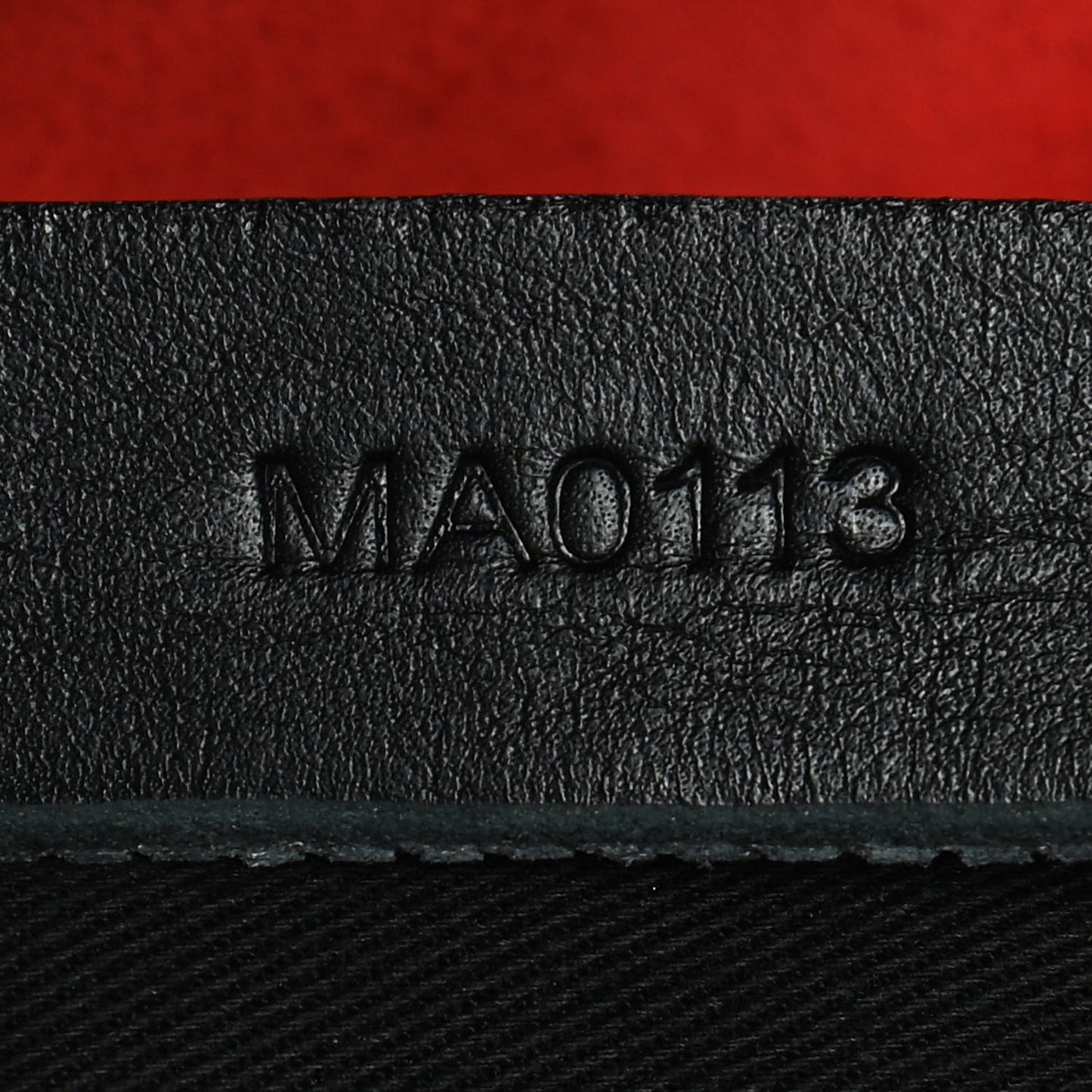 Lambskin Woven Large Nightingale Black