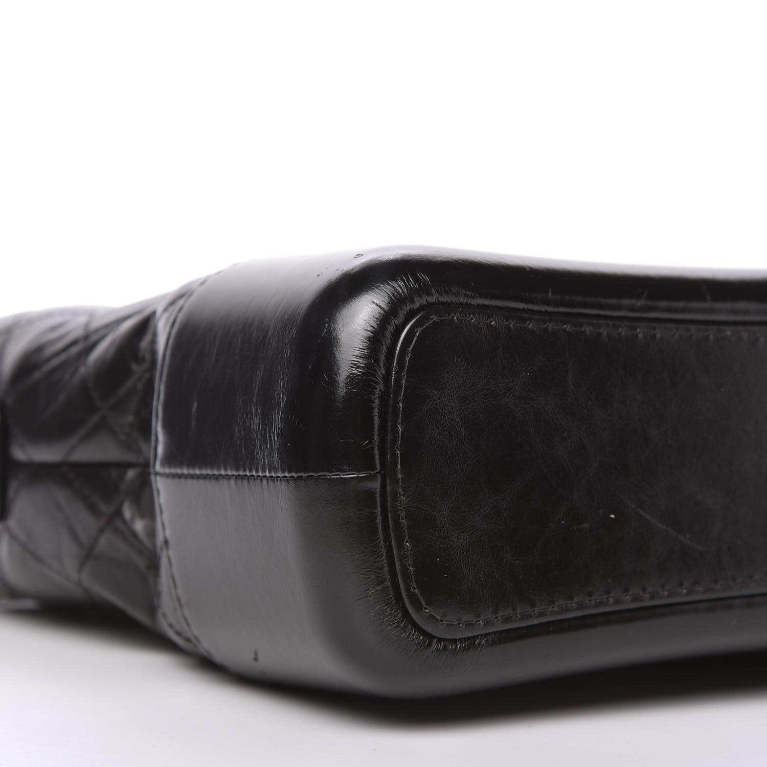 Chanel Aged Calfskin Quilted Medium Gabrielle Hobo Black 6 of 10