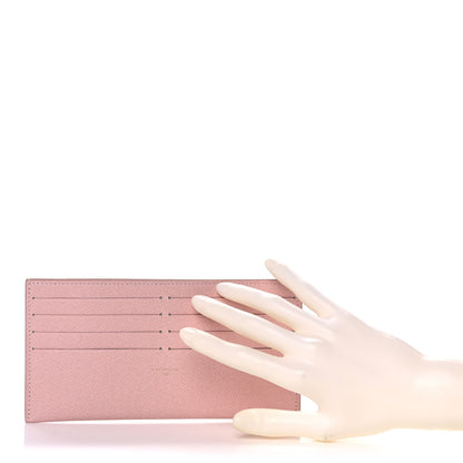 Louis Vuitton Calfskin Felicie Card Holder Insert Rose Ballerine 2 of 6