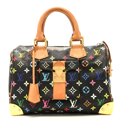 Louis Vuitton Monogram Multicolor Speedy 30 Black 1 of 10