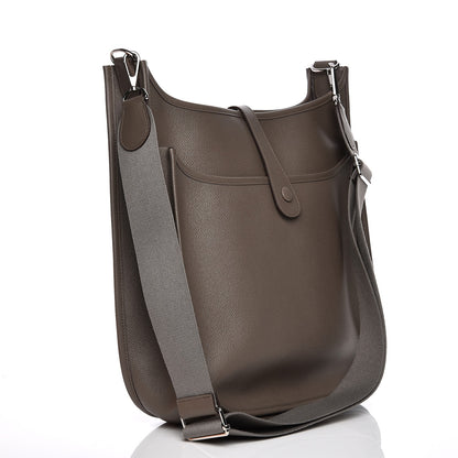 Hermes Epsom Evelyne III GM Etain 3 of 8
