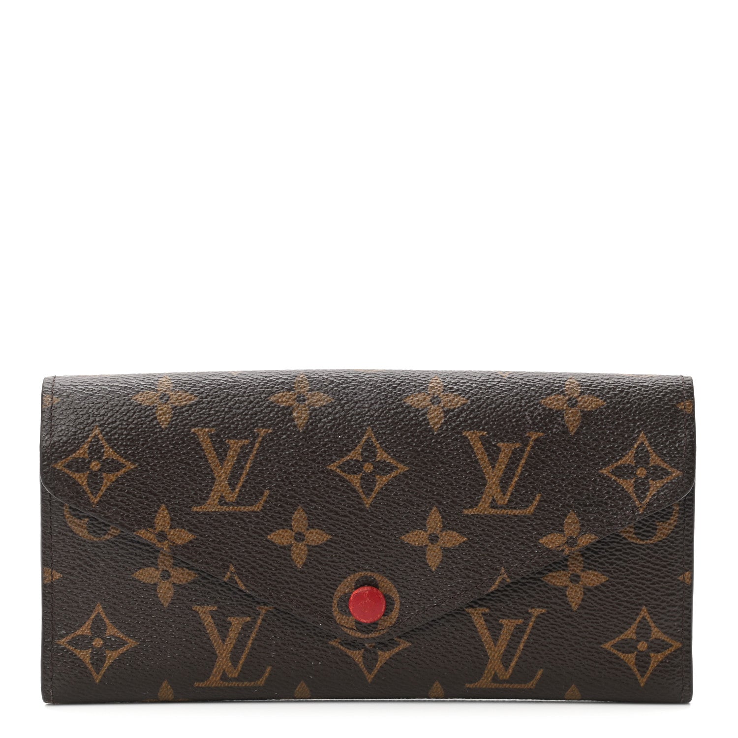 Louis Vuitton Monogram Josephine Wallet Red 1 of 10