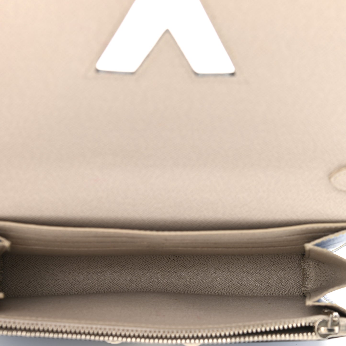 Epi Twist Chain Wallet Denim Light