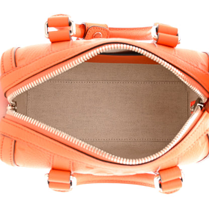 Gucci Piuma Calfskin Jumbo GG Embossed Mini Duffle Bag Good Orange 5 of 10