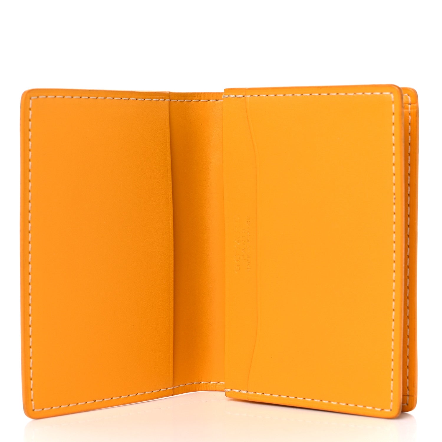 Goyard Goyardine Business Card Holder Yellow 5 of 9