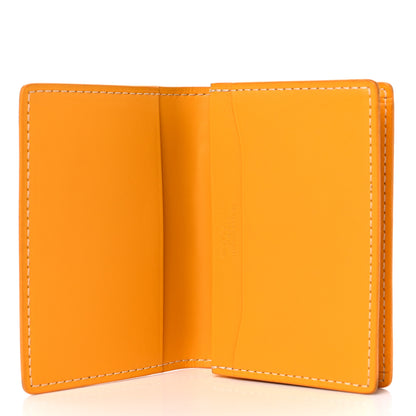 Goyard Goyardine Business Card Holder Yellow 5 of 9